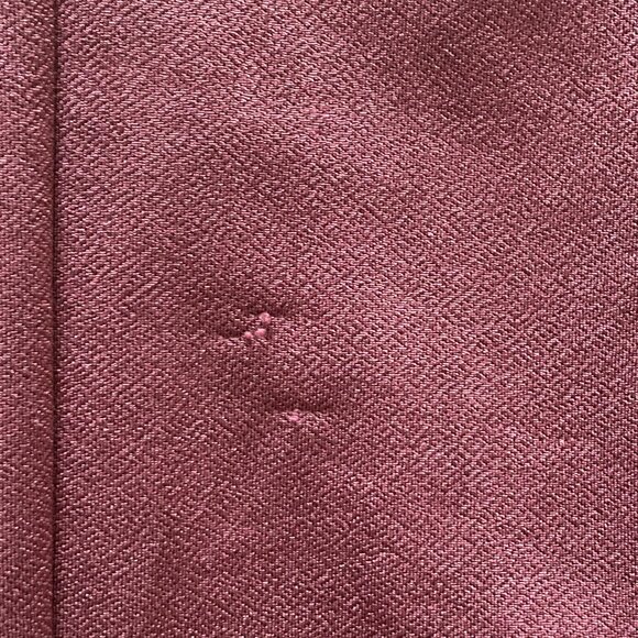 New York and Company, XXS Petite, Half Split Sleeve, Burgundy Jumpsuit - Picture 12 of 15